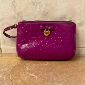 Coach Purple mini purse